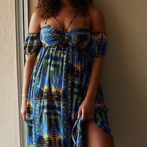 João Incerti for Anthropologie Strappy Bandeau Dress Sans sleeves